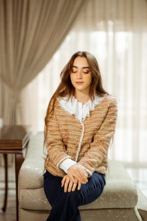 Veste en Tweed Style Chanel – New collection -Noblesse -