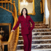 Gemini_Generated_Image_a1fem6a1fem6a1fe Blazer Croisé & Pantalon Large - Rouge Burgundy - Nouvelle Collection Noblesse