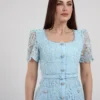 IMG_2761 (1) Robe Midi en Dentelle Guipure Bleu Ciel – à motifs floraux