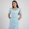 IMG_2762 (1) Robe Midi en Dentelle Guipure Bleu Ciel – à motifs floraux